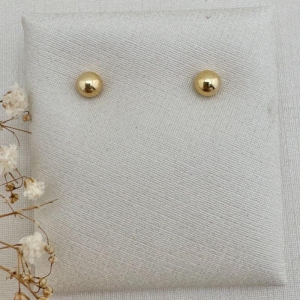07.9013.0.O - (4mm V2) Brinco de bolinha lisa classica