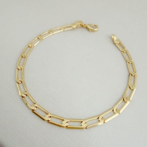 12.1930.0.O - Pulseira de elo longo polido liso