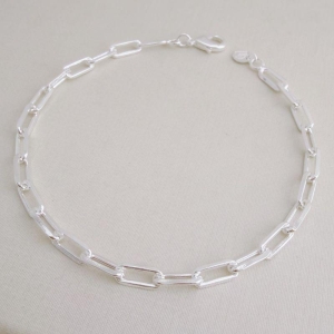 12.2235.0.S - Pulseira masculina de elos cartier em 4mm