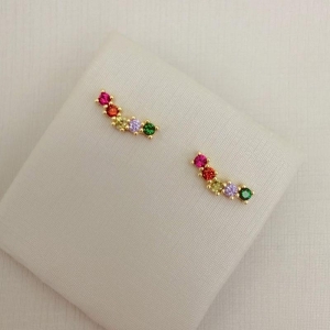07.2800.C.O - Brinco mini ear-cuff colorido.