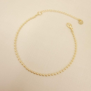 12.2240.0.O - Pulseira de malha em bolinhas 2mm.