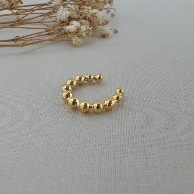 13.0222.0.O - Piercing de bolinhas lisas crescentes