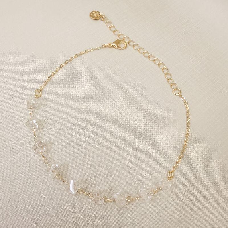12.2292.1.O - Pulseira de americanos com pedras e estilo cascalho