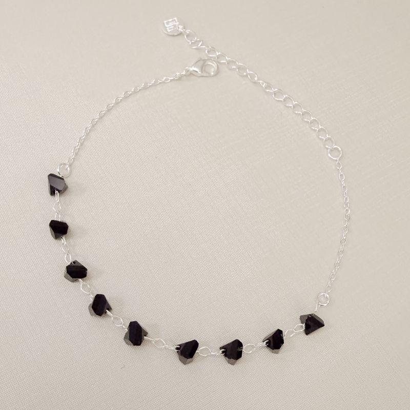 12.2292.2.S - Pulseira de americanos com pedras e estilo cascalho
