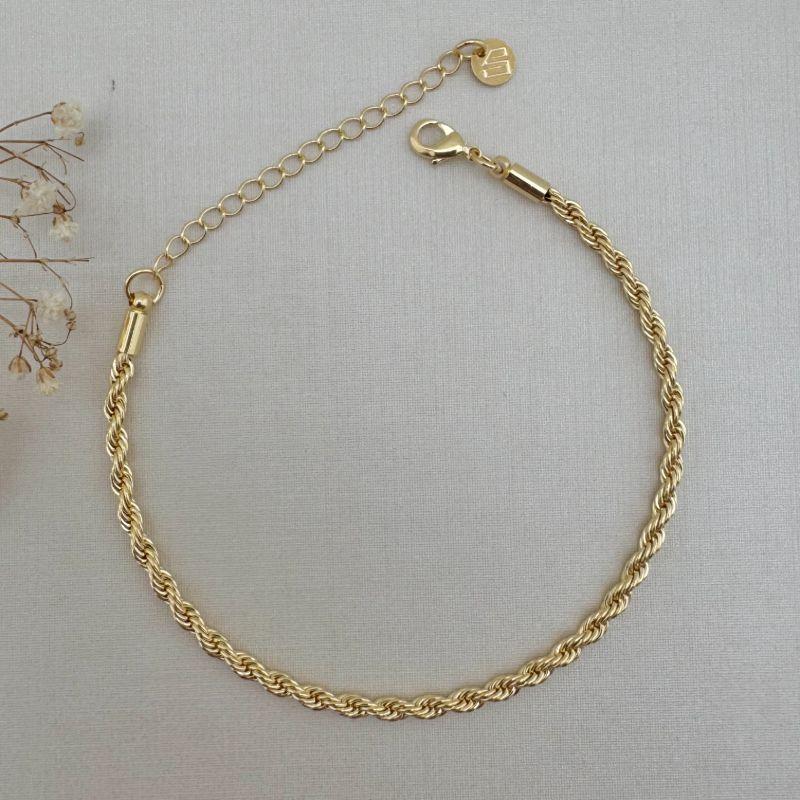 12.1841.0.O - (3mm V2) Pulseira cordão de clássica de 18cm em 3mm