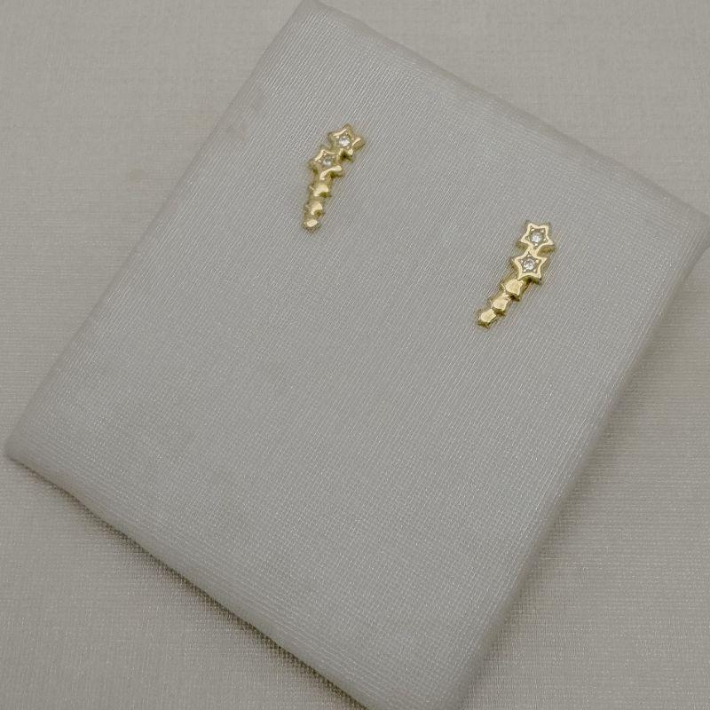 07.1787.1.O - ATUAL (V2) Brinco de cinco mini estrelas em mini ear cuff