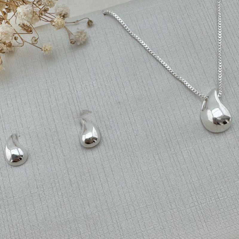 08.0583.0.S - (45) Conjunto de gota lisa tortinha passante