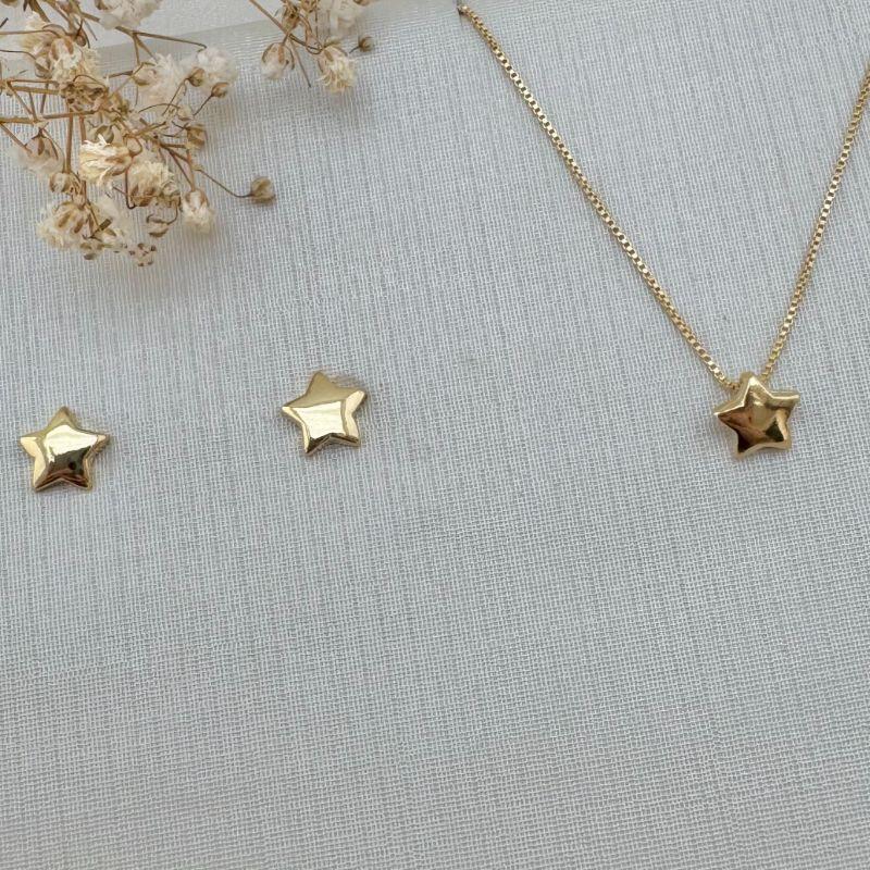 08.0586.0.O - (45) Conjunto de mini estrela lisa com borda reta