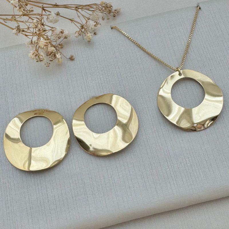 08.0587.0.O - (45) Conjunto de chapa circular com corte mais superior em efeito orgânico