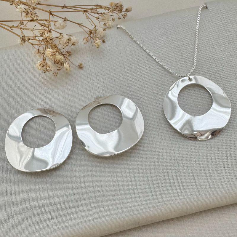 08.0587.0.S - (45) Conjunto de chapa circular com corte mais superior em efeito orgânico