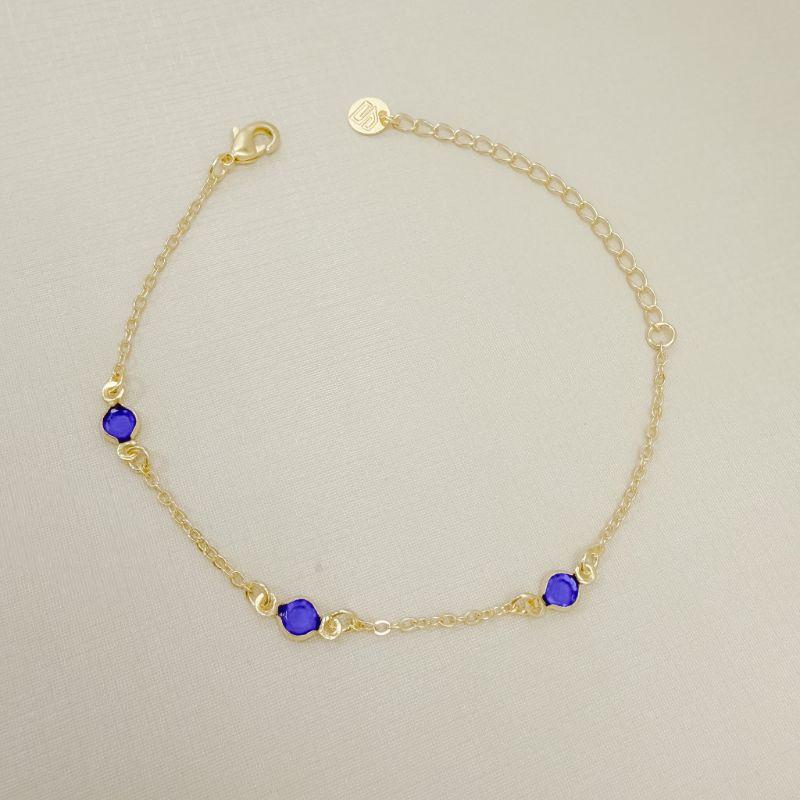 12.2305.4.O - Pulseira estilo tiffany em corrente elo americano