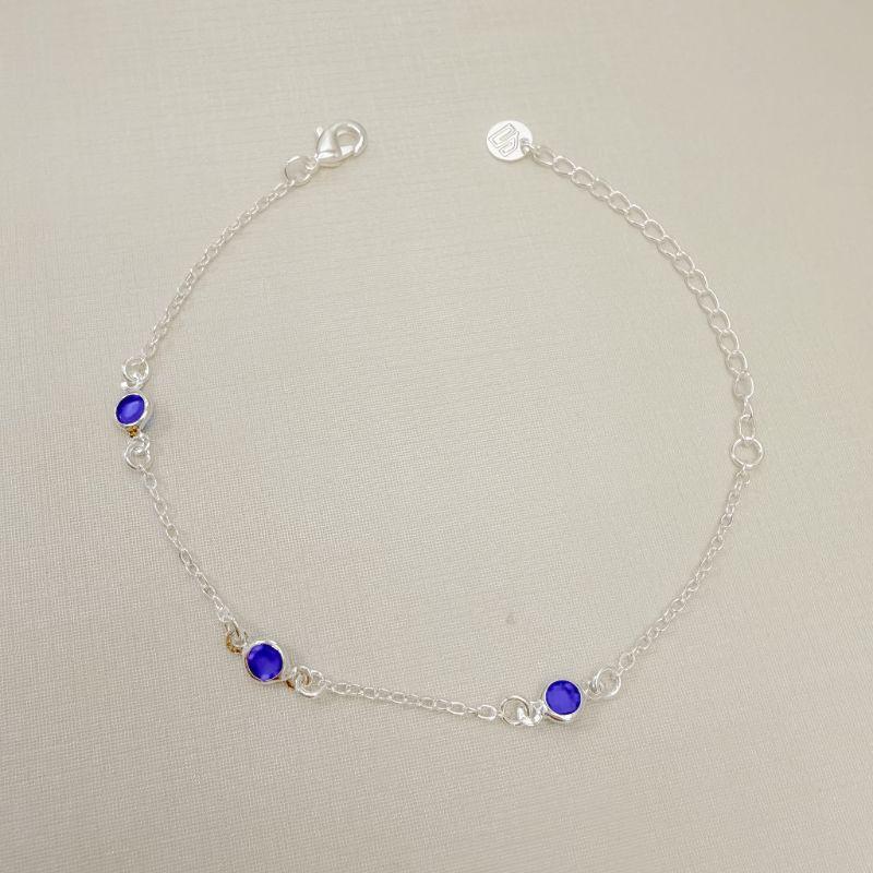 12.2305.4.S - Pulseira estilo tiffany em corrente elo americano