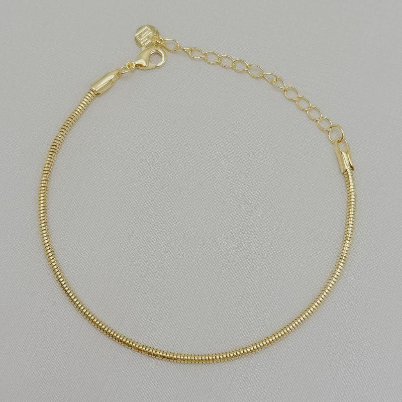 12.2355.0.O - Pulseira de malha rabo de rato clássico liso