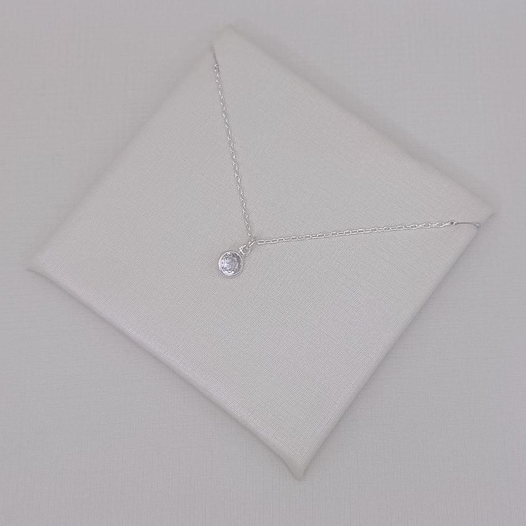 09.2608.0.S - (45) Colar de mini cartier com pingente de moeda com Pai Nosso