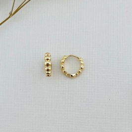 05.2852.0.O - Argola de tubo em cinco bolas lisas ovaladas