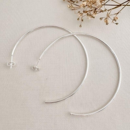 06.1854.0.S - Brinco argola maxxi de tarraxa em tubo liso