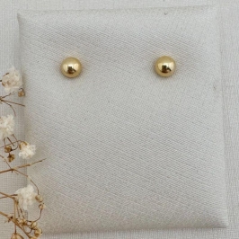 07.9013.0.O - (4mm-V2) Brinco de bolinha lisa classica