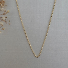 09.2247.0.O - (40) Colar de malha bolinhas lisas simples