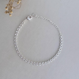 12.2192.0.S - Pulseira em malha grega polida lisa