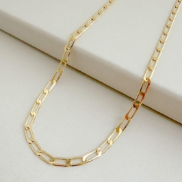 10.0333.0.O - (70) Corrente de elos longos polidos em 0,5cm