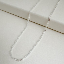 10.0335.0.S - (70) Corrente de inspiração elos cartier lisos