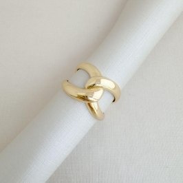 03.2503.0.O - (21) Anel em aro X arredondado liso simples