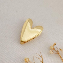 11.0604.0.O - Pingente de coração liso com galeria