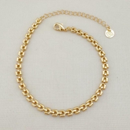 12.2192.0.O - (V2) Pulseira em malha grega gama polida lisa