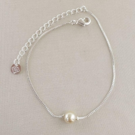 12.2228.15.S - Pulseira de veneziana com pérola central