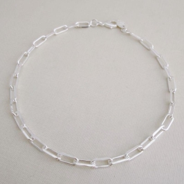 12.2236.0.S - Pulseira masculina em elos cartier de 3.5mm