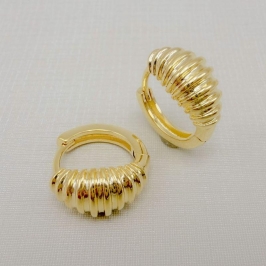 05.3097.0.O - Argola navete convexo croissant liso.