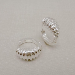 05.3097.0.S - Argola navete convexo croissant liso.