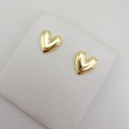 07.2787.0.O - Brinco coração liso 11x11cm