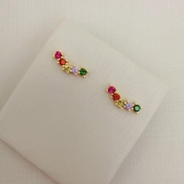 07.2800.C.O - Brinco mini ear-cuff colorido.