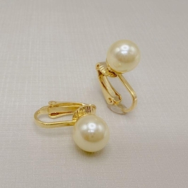 07.2809.15.O - Brinco de pressão com uma pérola 8mm