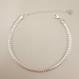 12.2247.0.S - Pulseira salamandra oca 4mm.