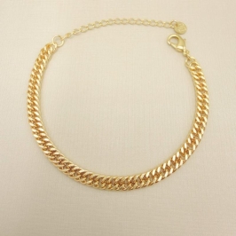 12.2268.0.O - Pulseira de elos groumet duplo 5mm