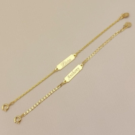 12.0008.0.O - (V3) Pulseira infantil personalizada 13cm