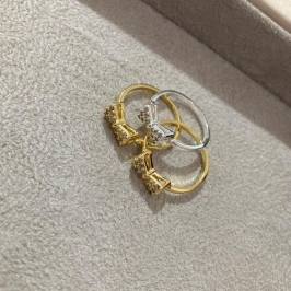 03.2177.1.S - (13) Anel de laço cravejado em aro liso