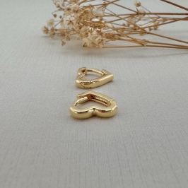 05.2953.0.O - Argola de coração lisa tamanho P