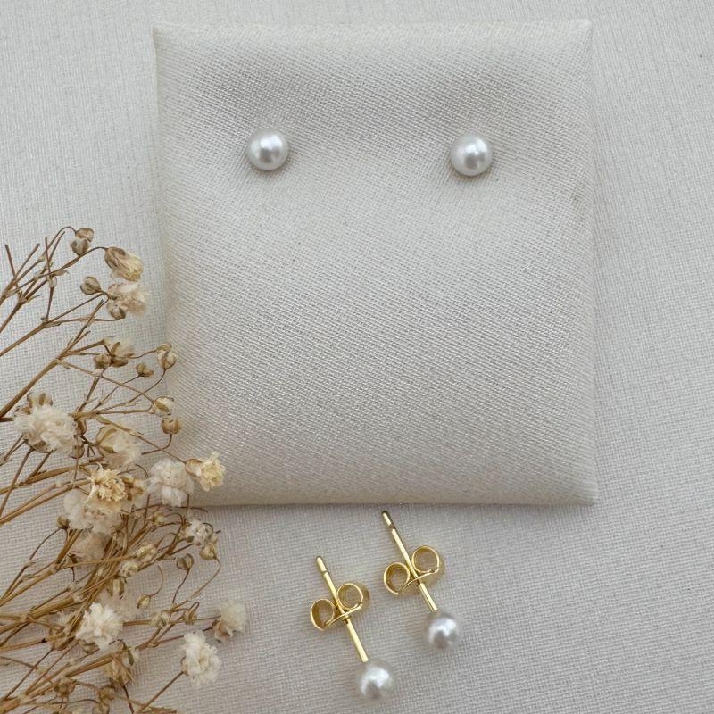 07.2681.15.O - Brinco de pérola mini classica simples