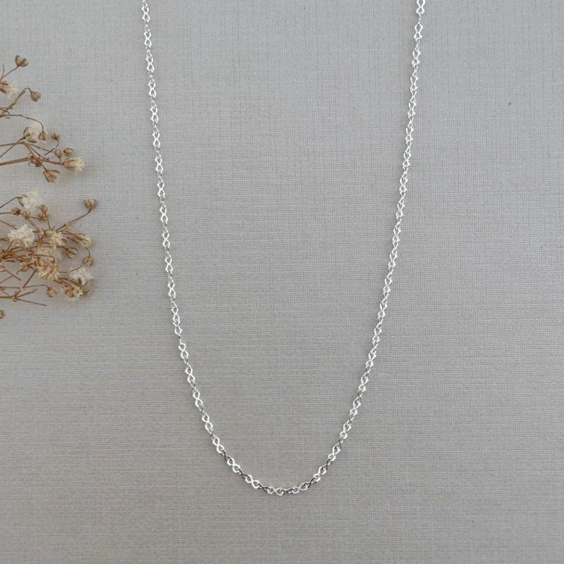 09.2258.0.S - (57) Colar de elos estilo infinito mini liso