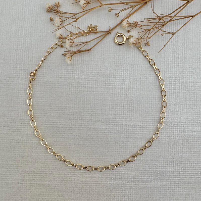 12.2162.0.O - Pulseira de elos ovais com mini elo infinito