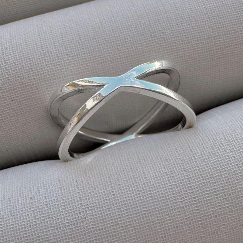 03.2249.0.S - (13) Anel de aro liso simples em X