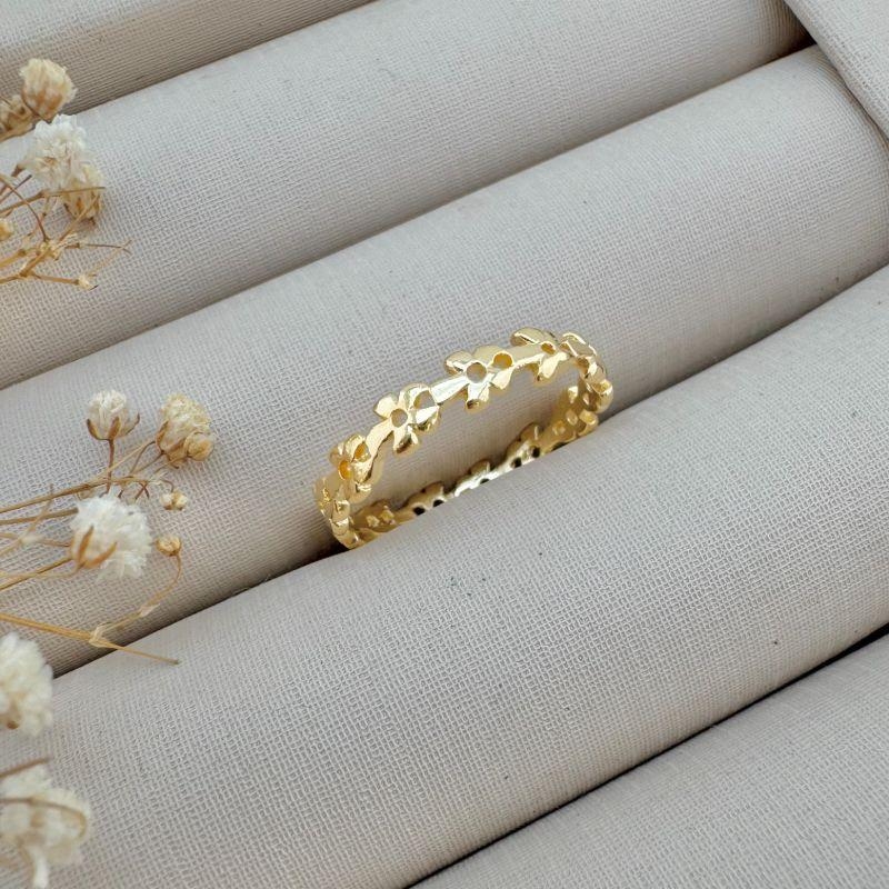 03.2381.0.O - (19) Anel de aro em mini laços lisos