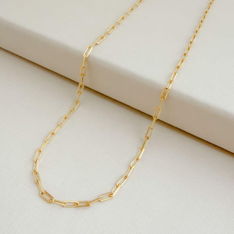 10.0335.0.O - (70) Corrente de inspiração elos cartier lisos