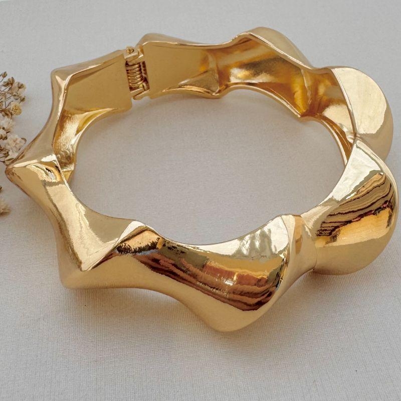 04.0185.0.O - Bracelete de efeito broca gigante lisa