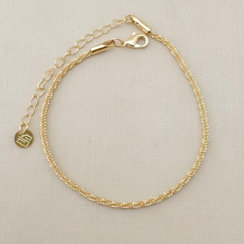 12.2025.0.O - (V2) Pulseira de malha veludo simples classico