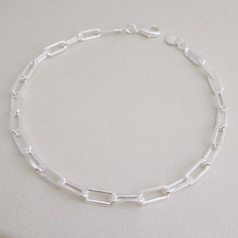 12.2235.0.S - Pulseira masculina de elos cartier em 4mm