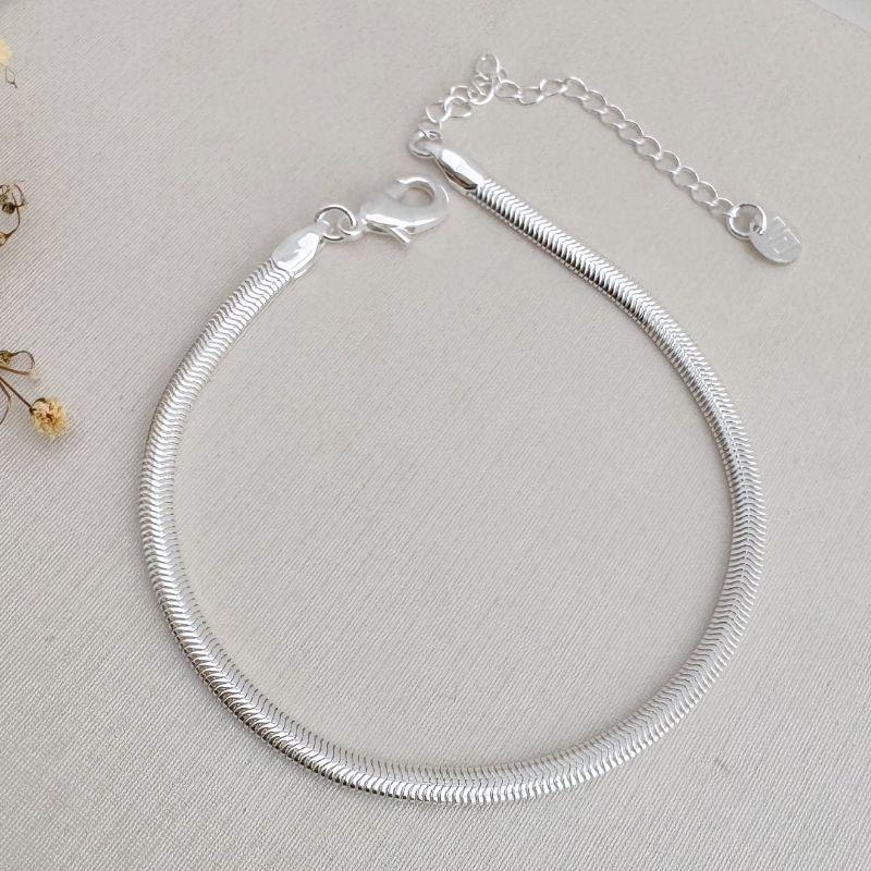 12.1712.0.S - (V2) Pulseira de malha salamandra em 3mm liso